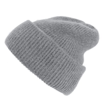 Mutsen - Gårda Angora Beanie (lichtgrijs)