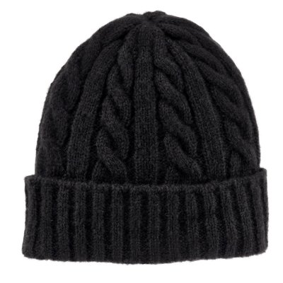 Muts - Gårda Bad Gastein Cable Knit Wool Mix Beanie (zwart)