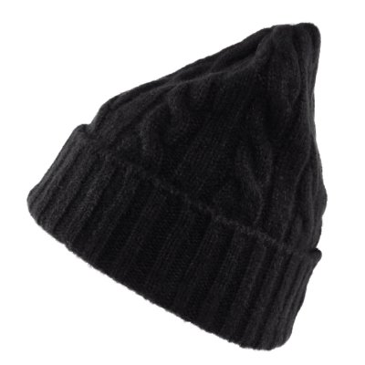 Muts - Gårda Bad Gastein Cable Knit Wool Mix Beanie (zwart)