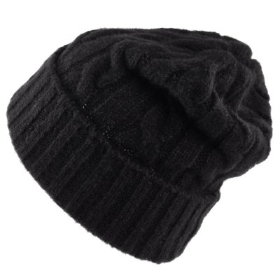 Muts - Gårda Bad Gastein Cable Knit Wool Mix Beanie (zwart)