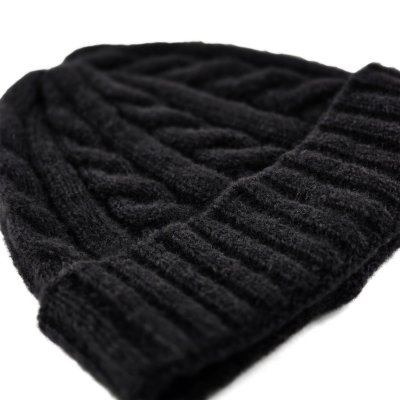 Muts - Gårda Bad Gastein Cable Knit Wool Mix Beanie (zwart)