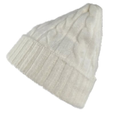 Muts - Gårda Bad Gastein Cable Knit Wool Mix Beanie (wit)