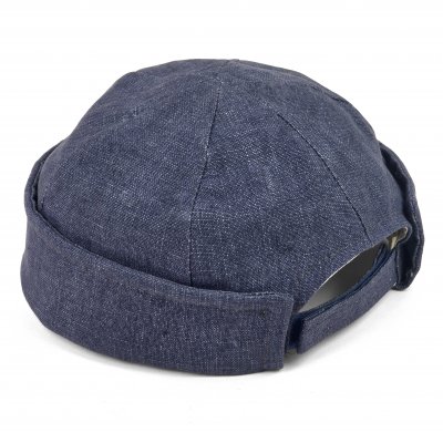 Muts - Gårda Cavo Linen Docker Beanie (blauw)
