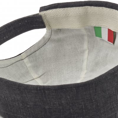 Muts - Gårda Cavo Linen Docker Beanie (Donkergrijs)