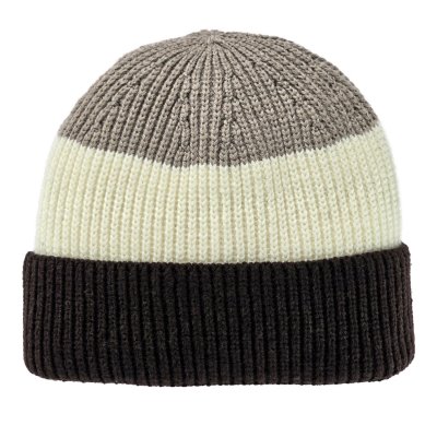 Muts - Gårda Courchevel Merino Wool Beanie (beige/gebroken wit/bruin)
