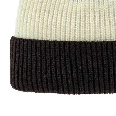 Muts - Gårda Courchevel Merino Wool Beanie (beige/gebroken wit/bruin)