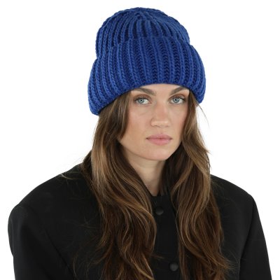 Muts - Gårda Ebene Wool Mix Beanie (blauw)