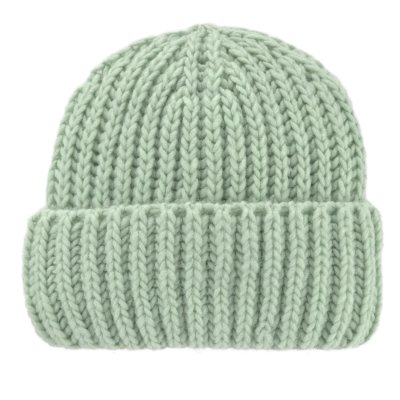 Muts - Gårda Ebene Wool Mix Beanie (muntgroen)