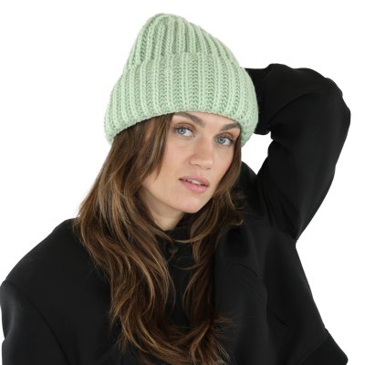 Muts - Gårda Ebene Wool Mix Beanie (muntgroen)