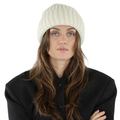 Muts - Gårda Ebene Wool Mix Beanie (gebroken wit)