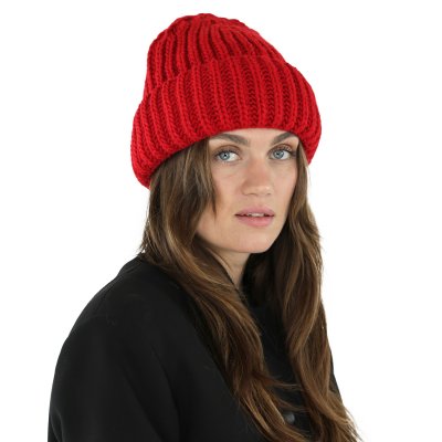Muts - Gårda Ebene Wool Mix Beanie (rood)