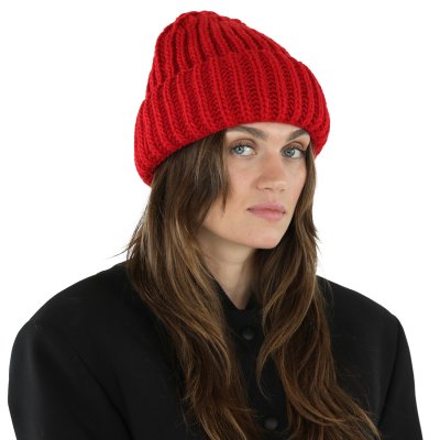 Muts - Gårda Ebene Wool Mix Beanie (rood)