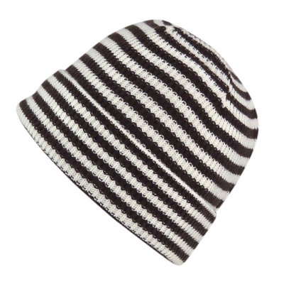 Muts - Gårda Saint-Gervais Striped Wool Mix Beanie (bruin/wit)