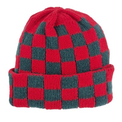 Mutsen - Gårda Hedemora Beanie (rood/groen)