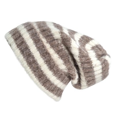 Muts - Gårda Isfjord Slouch Beanie (kaki/wit)