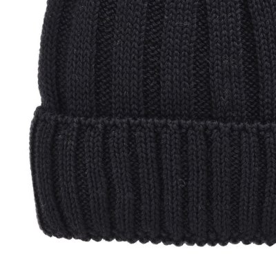 Muts - Gårda Lenzerheide Merino Wool Beanie (zwart)
