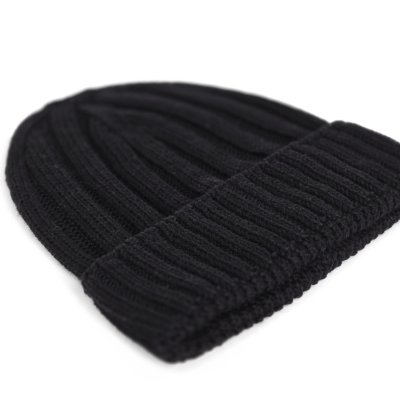 Muts - Gårda Lenzerheide Merino Wool Beanie (zwart)
