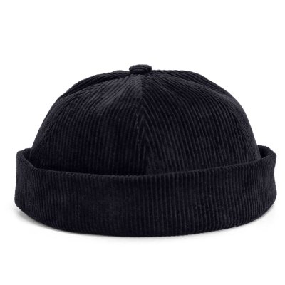 Muts - Gårda Lymington Corduroy Docker Beanie (zwart)