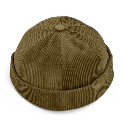 Muts - Gårda Lymington Corduroy Docker Beanie (groente)