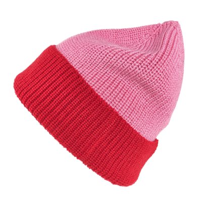 Muts - Gårda St. Moritz Merino Wool Beanie (rood/roze)