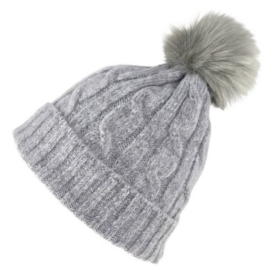 Muts - Gårda Saas-Fee Cable Knit Wool Mix Beanie (grijs)