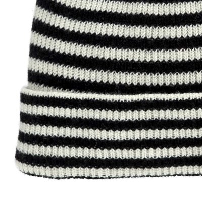 Muts - Gårda Saint-Gervais Striped Wool Mix Beanie (zwart/wit)