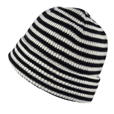 Muts - Gårda Saint-Gervais Striped Wool Mix Beanie (zwart/wit)