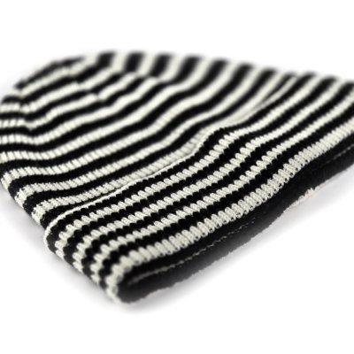 Muts - Gårda Saint-Gervais Striped Wool Mix Beanie (zwart/wit)