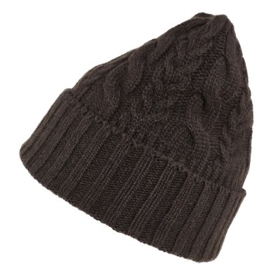 Muts - Gårda Villars Cable Knit Wool Mix Beanie (bruin)