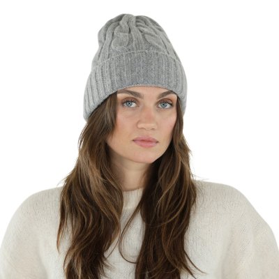 Muts - Gårda Bad Gastein Cable Knit Wool Mix Beanie (grijs)