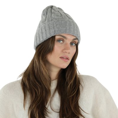 Muts - Gårda Bad Gastein Cable Knit Wool Mix Beanie (grijs)
