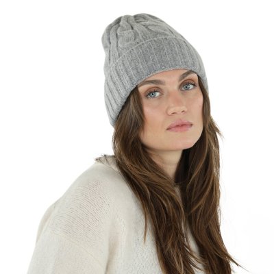 Muts - Gårda Bad Gastein Cable Knit Wool Mix Beanie (grijs)