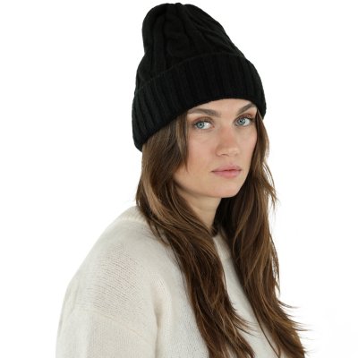 Muts - Gårda Bad Gastein Cable Knit Wool Mix Beanie (zwart)