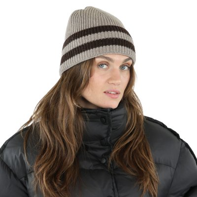 Muts - Gårda Champéry Cashmere Mix Beanie (bruin/beige)