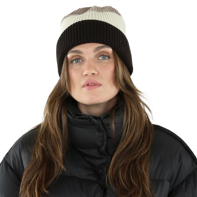Muts - Gårda Courchevel Merino Wool Beanie (beige/gebroken wit/bruin)
