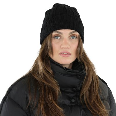 Muts - Gårda Lenzerheide Merino Wool Beanie (zwart)