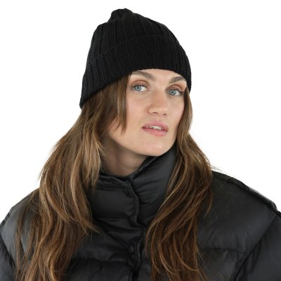 Muts - Gårda Lenzerheide Merino Wool Beanie (zwart)