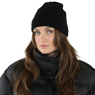 Muts - Gårda Lenzerheide Merino Wool Beanie (zwart)