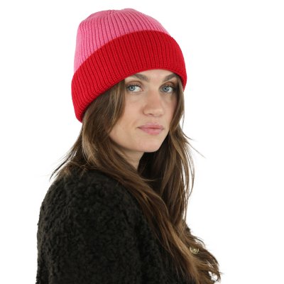 Muts - Gårda St. Moritz Merino Wool Beanie (rood/roze)