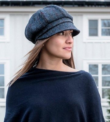 Caps - CTH Ericson Regina Harris Tweed (Zwart)