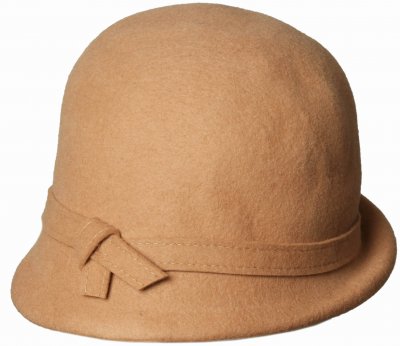 Hoeden - Gårda Ofena Wool Cloche (camel)