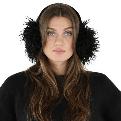 Oorwarmers - Gårda Avola Faux Fur Ear Muffs (zwart)
