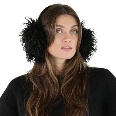 Oorwarmers - Gårda Avola Faux Fur Ear Muffs (zwart)