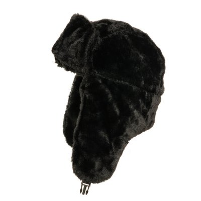 Pilotenmuts - Gårda Angora Trapper Hat (zwart)