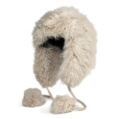 Bontmuts - Gårda Tortel Faux Fur Trapper Hat (beige)