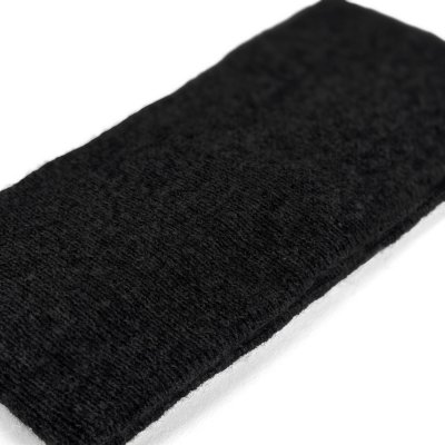 Hoofdband - Gårda Crans-Montana Wool Mix Headband (zwart)