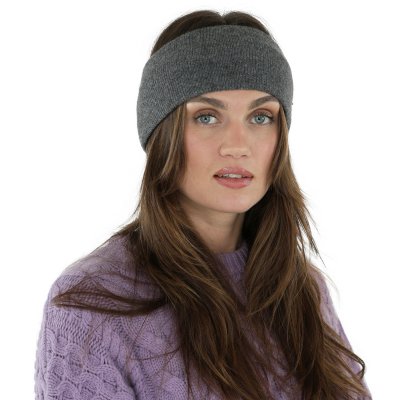 Hoofdband - Gårda Crans-Montana Wool Mix Headband (grijs)