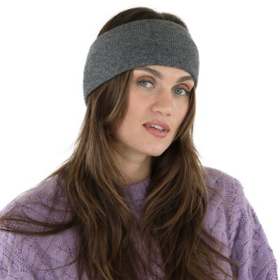 Hoofdband - Gårda Crans-Montana Wool Mix Headband (grijs)
