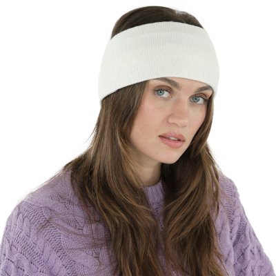 Hoofdband - Gårda Crans-Montana Wool Mix Headband (wit)