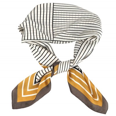 Sjaaltje - Gårda Bayonne Satin Scarf (bruin)